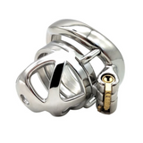 Metal Nub Male Chastity Device 1.18" wearing | 3d-chastity