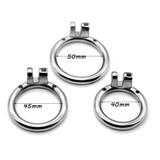 Iron Man Long Steel Chastity Cage 2.09" full kit | 3d-chastity