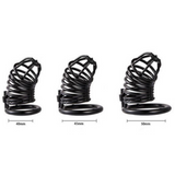 the Black Prison: Chastity Cage for QoS size and shape | 3d-chastity