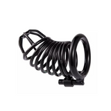 the Black Prison: Chastity Cage for QoS wearing | 3d-chastity