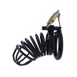 the Black Prison: Chastity Cage for QoS lock and ring | 3d-chastity