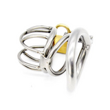 the Cage of Tight Love - Steel Chastity Cage 1.77" side | 3d-chastity