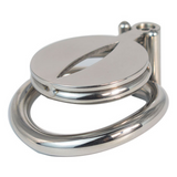Small Leaf Blade Micro Steel Chastity Cage 0.5 Inch main product | 3d-chastity