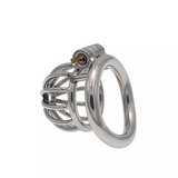 Micro Hat Steel Chastity Device 1.26 In wearing | 3d-chastity