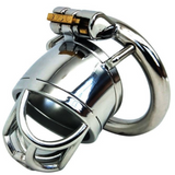 Iron Man Short Steel Chastity Cage 1.77" side | 3d-chastity