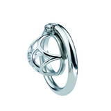 Mini Cell Steel Chastity Cage 1.02" side | 3d-chastity