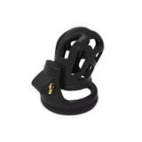 the Onyx Prison: Black Chastity Cage side | 3d-chastity