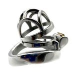 Small Prison Steel Chastity Device side | 3d-chastity