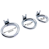 Stainless Steel Mamba Chastity Cage 1.42" size and shape | 3d-chastity
