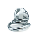 Stainless Steel Mamba Chastity Cage 1.42" side | 3d-chastity