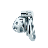 Stainless Steel Cobra Chastity Cage 1.42" lock and ring | 3d-chastity