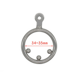 the Virgin Prison Micro Steel Cage 1.26 InchChastity Cage Chastity Cage wearing | 3d-chastity