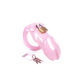 Pink Plastic Chastity Cage CB6000/CB6000S wearing | 3d-chastity