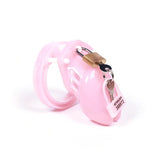 Pink Plastic Chastity Cage CB6000/CB6000S rear | 3d-chastity