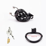 New Traction Chastity Cage material finish close | 3d-chastity