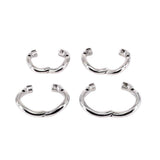 Hinged Cage Ring Accessory Ring Chastity Cage material finish close | 3d-chastity