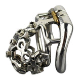Nut Case Deluxe Chastity Cage 2.01 Inch Long lock and ring | 3d-chastity