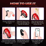 Vibrating Chastity Cage App Control size and shape | 3d-chastity