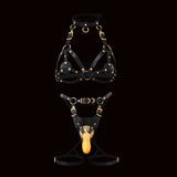 QUEEN'S Harness Chastity Cage size and shape | 3d-chastity
