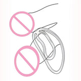 Sissy Metal Fufu Clip Chastity Cage rear | 3d-chastity