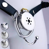 Negative Underlock Inverted Chastity Cage with Belt main product | 3d-chastity