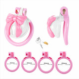 ABS Bell Bow Chastity Cage material finish close | 3d-chastity