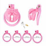 ABS Bell Bow Chastity Cage wearing | 3d-chastity