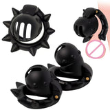 ABS Stab Prison Chastity Cage lock and ring | 3d-chastity