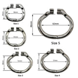 Metal Chastity Device 2.36 Inch Long full kit | 3d-chastity