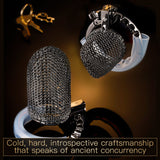 Adjustable Chainmail Chastity Cage wearing | 3d-chastity