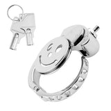 Adjustable Flat Chastity Cage lock and ring | 3d-chastity