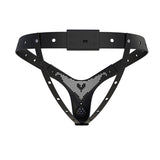 Adjustable Tightness Chastity Belt for Women wearing | 3d-chastity