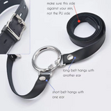 Adjustable Wearing Leather Belt for Chastity Cage - 3d-chastity