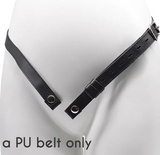 Adjustable Wearing Leather Belt for Chastity Cage - 3d-chastity