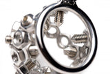 Bolted Chastity Cage with Spikes lock and ring | 3d-chastity