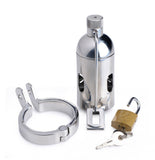 Spiked Chamber Chastity Cage lock and ring | 3d-chastity
