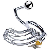 Anal Hook Set Ring Hook Banana Chastity Device side | 3d-chastity