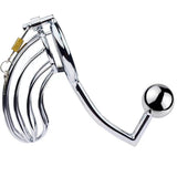 Anal Hook Set Ring Hook Banana Chastity Device lock and ring | 3d-chastity