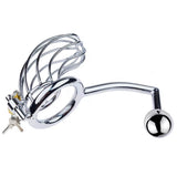 Anal Hook Set Ring Hook Banana Chastity Device wearing | 3d-chastity