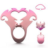 Angel's Heart Chastity Belt Adjustable material finish close | 3d-chastity
