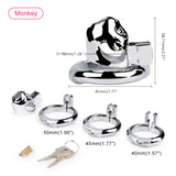 Animal Chastity Cage product photo 11 of | 3d-chastity