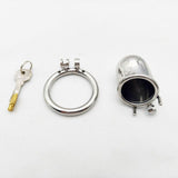 Anti-Escape Metal Chastity Cage size and shape | 3d-chastity