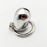 Anti-Escape Metal Chastity Cage side | 3d-chastity