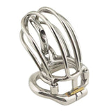 Banana Removable PA Puncture Chastity Cage side | 3d-chastity