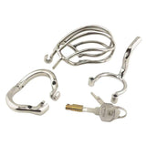 Banana Removable PA Puncture Chastity Cage material finish close | 3d-chastity