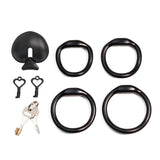 BBC Charm Super Small Chastity Cage rear | 3d-chastity