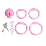 BBC Charm Super Small Chastity Cage material finish close | 3d-chastity