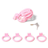 Honeycomb Cobra Chastity Device With 4 Ring - 3d-chastity