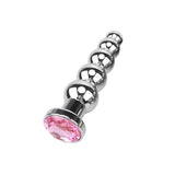 Beaded Butt Plug Chastity Cage main product | 3d-chastity