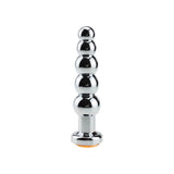 Beaded Butt Plug Chastity Cage side | 3d-chastity